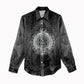 Ordo Templi Orientis Occult Symbolism Women Casual Shirt Esoteric Alchemy Sacred Geometry Black