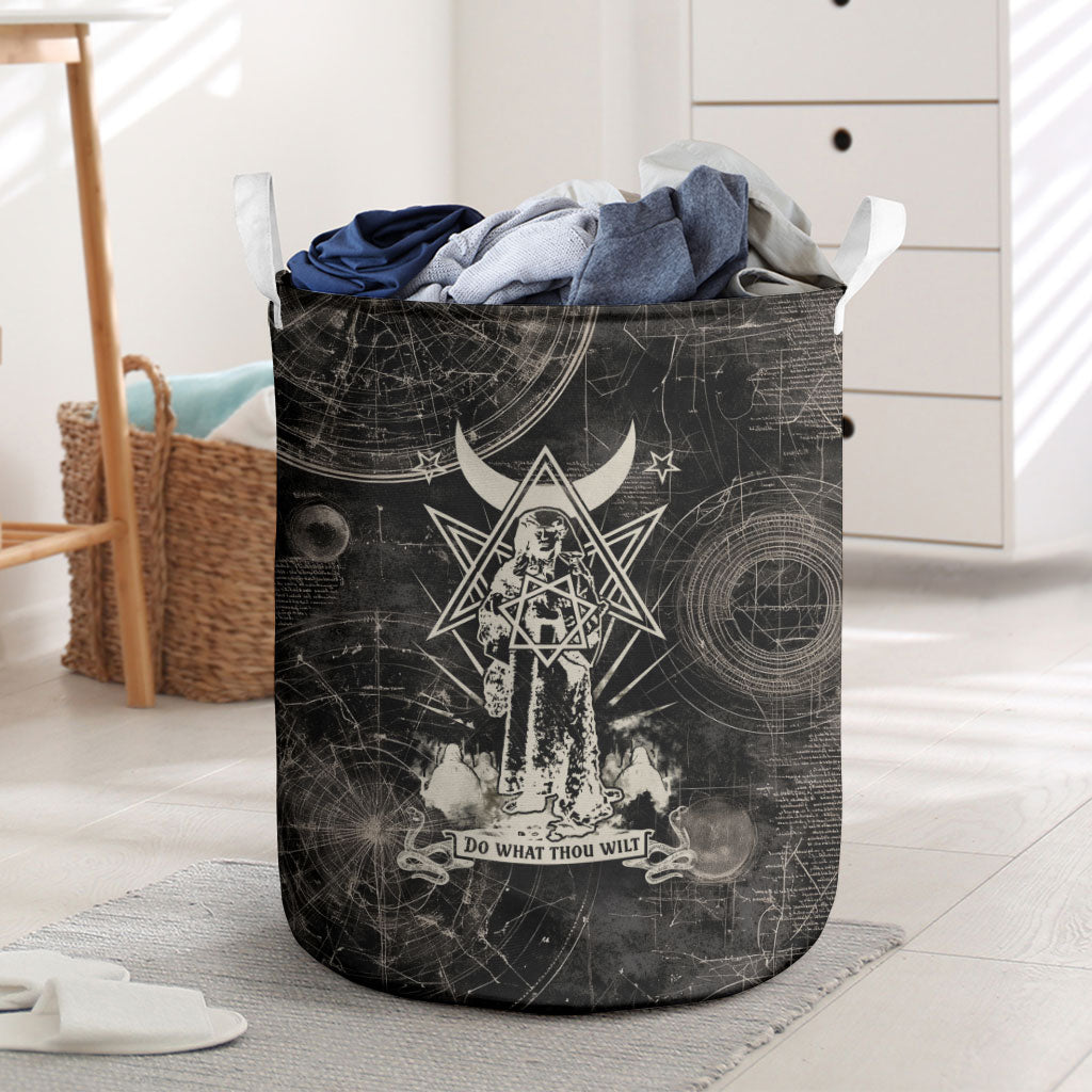 Ordo Templi Orientis Thelema Laundry Basket Do What Thou Wilt Mystic Serpent