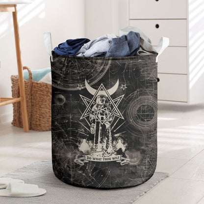 Ordo Templi Orientis Thelema Laundry Basket Do What Thou Wilt Mystic Serpent