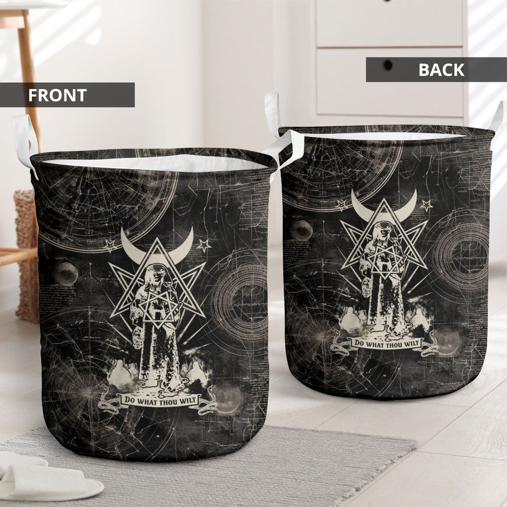 Ordo Templi Orientis Thelema Laundry Basket Do What Thou Wilt Mystic Serpent