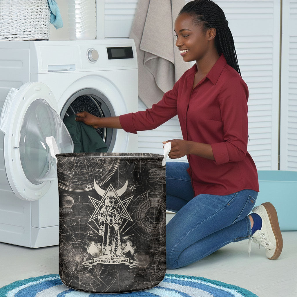 Ordo Templi Orientis Thelema Laundry Basket Do What Thou Wilt Mystic Serpent