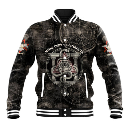 Ordo Templi Orientis Thelema Baseball Jacket Do What Thou Wilt Mystic Serpent
