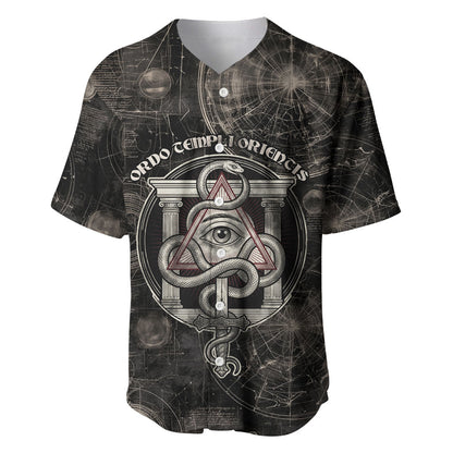 Ordo Templi Orientis Thelema Baseball Jersey Do What Thou Wilt Mystic Serpent