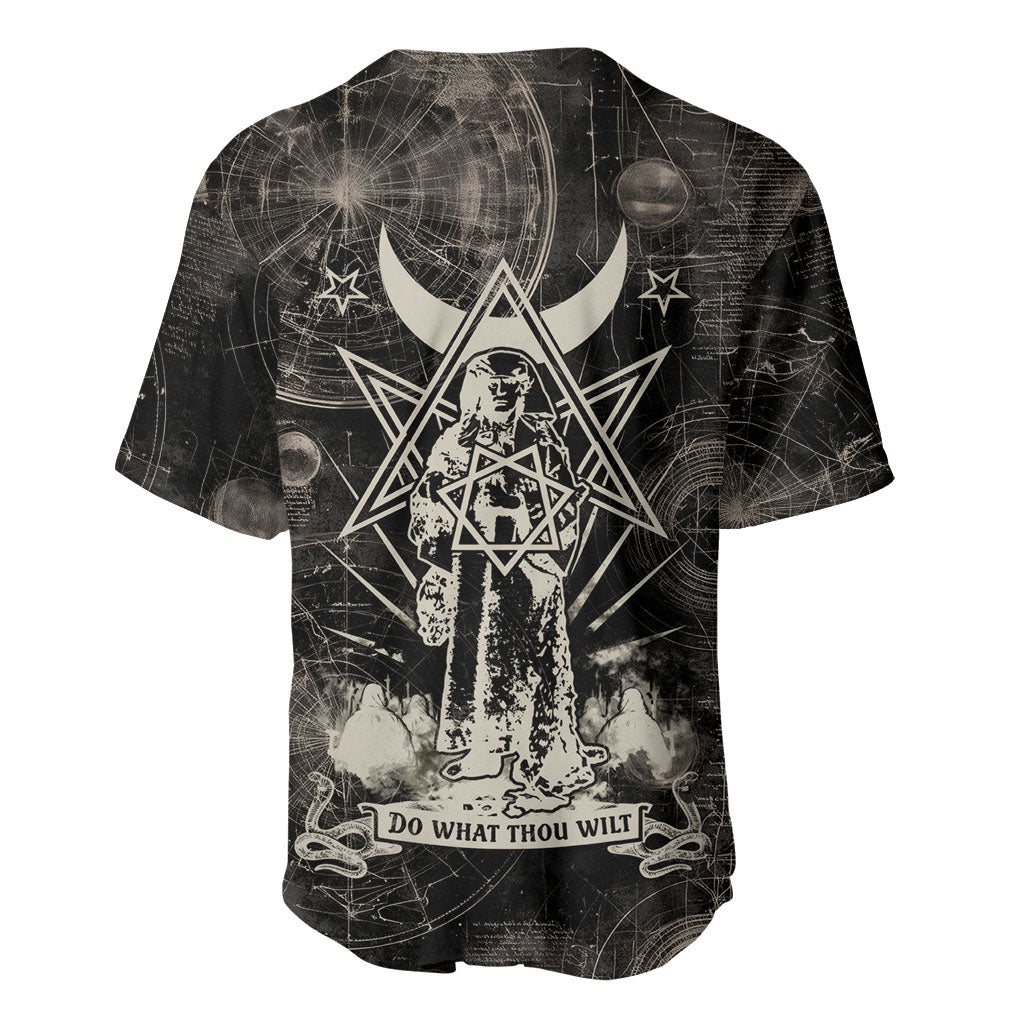 Ordo Templi Orientis Thelema Baseball Jersey Do What Thou Wilt Mystic Serpent