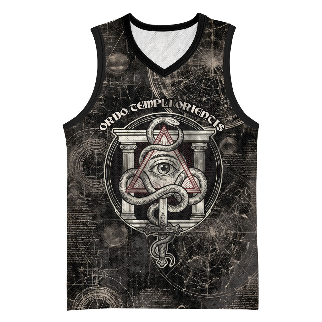 Ordo Templi Orientis Thelema Basketball Jersey Do What Thou Wilt Mystic Serpent