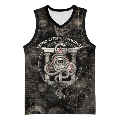 Ordo Templi Orientis Thelema Basketball Jersey Do What Thou Wilt Mystic Serpent