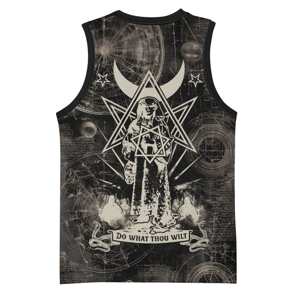 Ordo Templi Orientis Thelema Basketball Jersey Do What Thou Wilt Mystic Serpent
