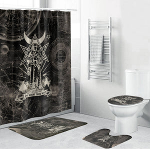 Ordo Templi Orientis Thelema Bathroom Set Do What Thou Wilt Mystic Serpent