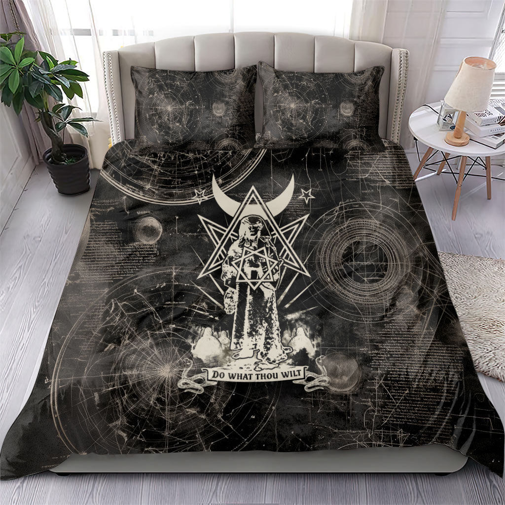 Ordo Templi Orientis Thelema Bedding Set Do What Thou Wilt Mystic Serpent