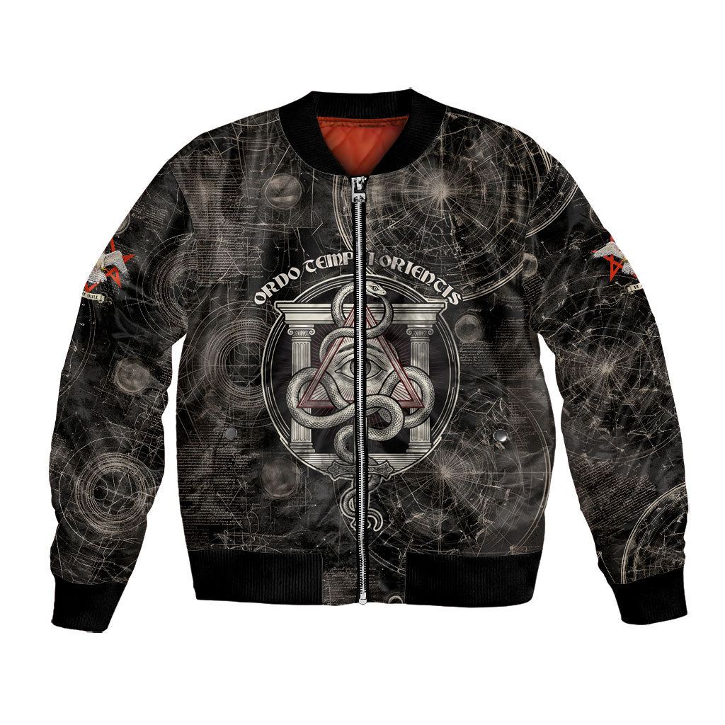 Ordo Templi Orientis Thelema Bomber Jacket Do What Thou Wilt Mystic Serpent