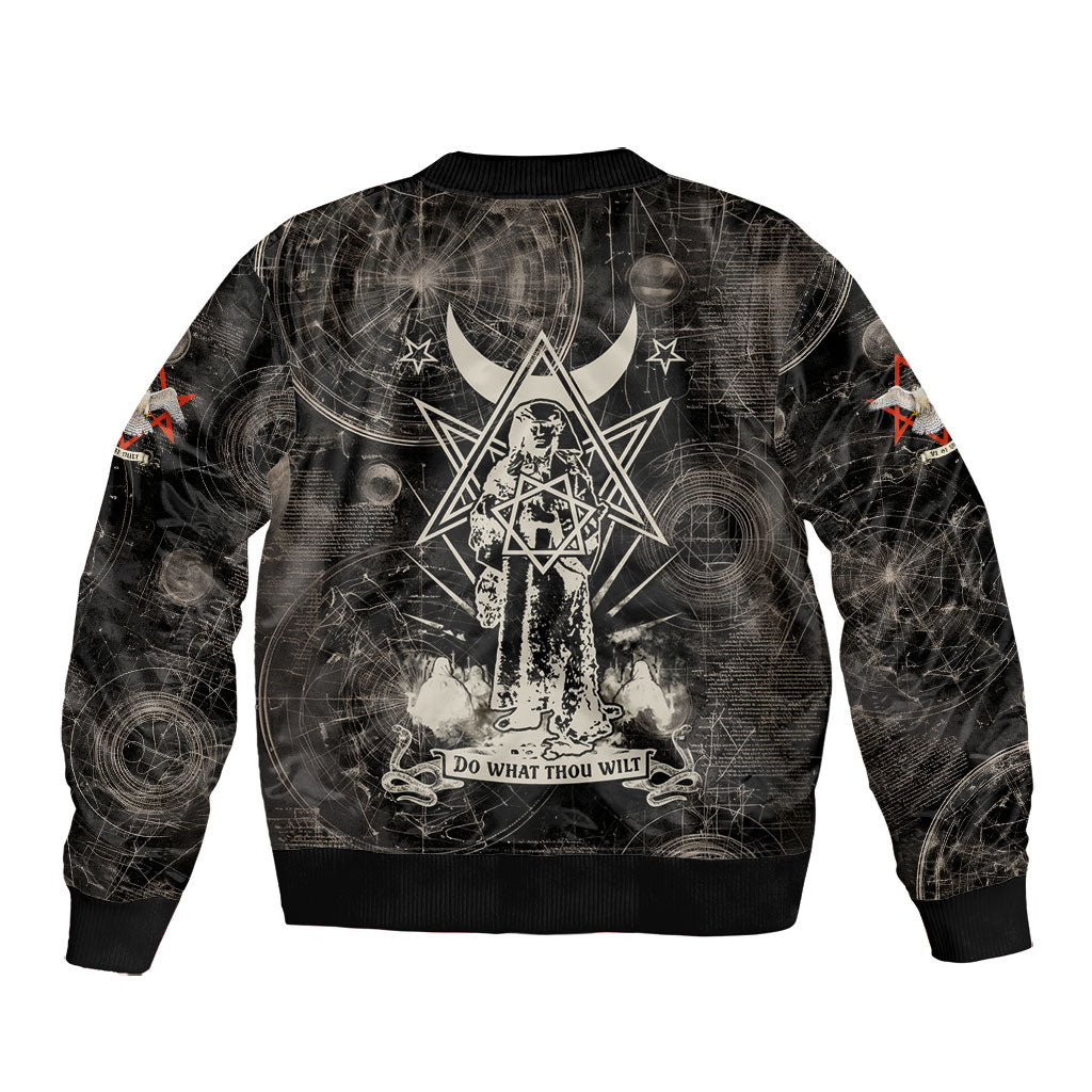 Ordo Templi Orientis Thelema Bomber Jacket Do What Thou Wilt Mystic Serpent