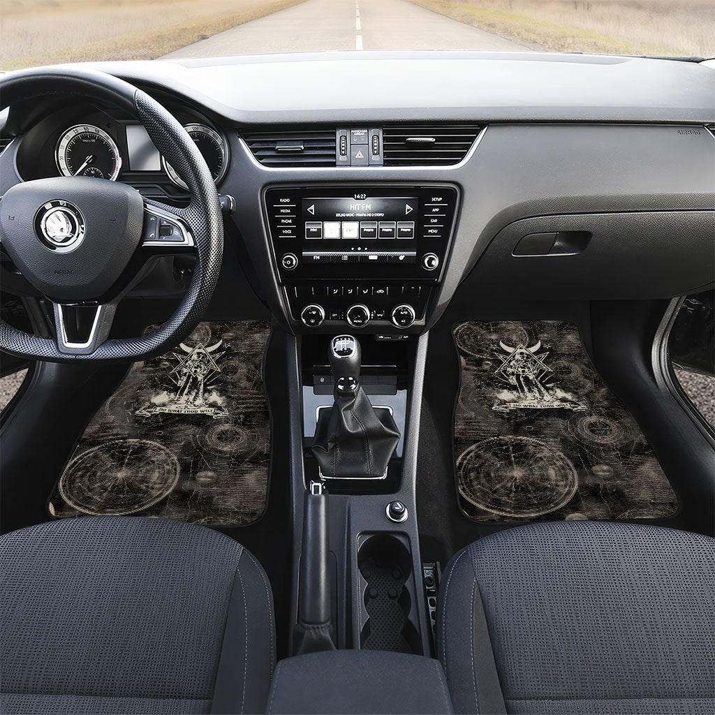 Ordo Templi Orientis Thelema Car Mats Do What Thou Wilt Mystic Serpent
