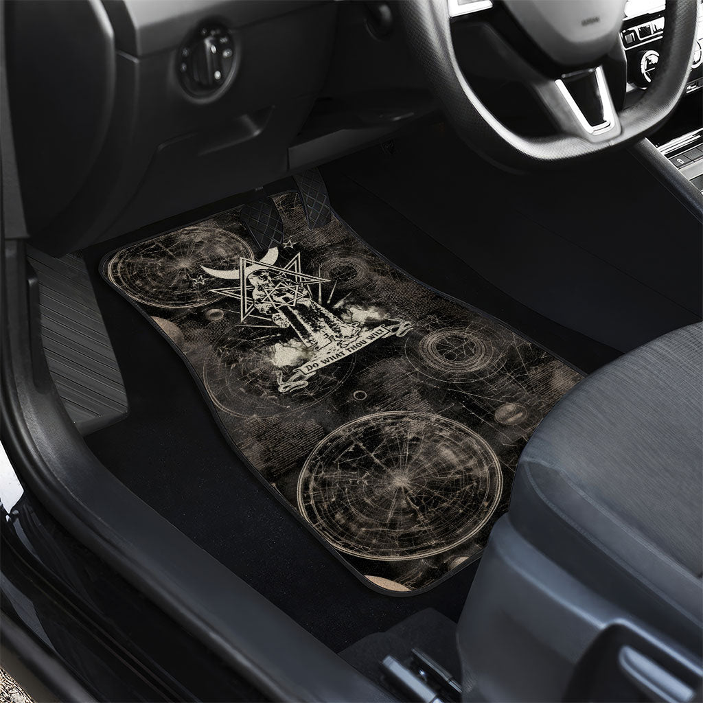 Ordo Templi Orientis Thelema Car Mats Do What Thou Wilt Mystic Serpent