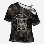 Ordo Templi Orientis Thelema Cross Shoulder Shirt Do What Thou Wilt Mystic Serpent