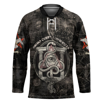 Ordo Templi Orientis Thelema Hockey Jersey Do What Thou Wilt Mystic Serpent