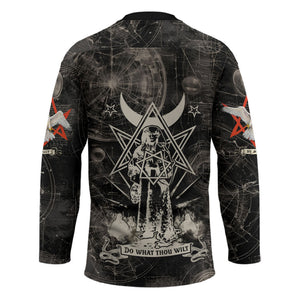 Ordo Templi Orientis Thelema Hockey Jersey Do What Thou Wilt Mystic Serpent