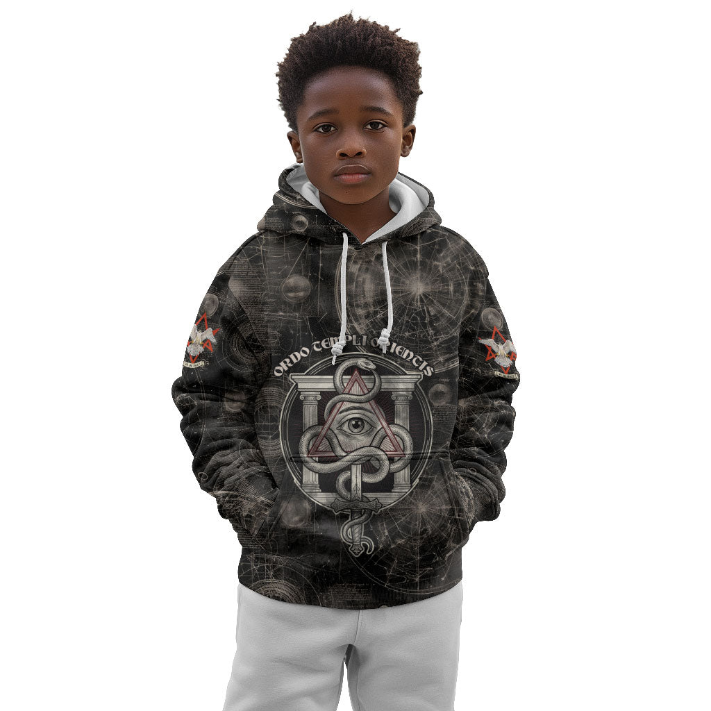 Ordo Templi Orientis Thelema Kid Hoodie Do What Thou Wilt Mystic Serpent