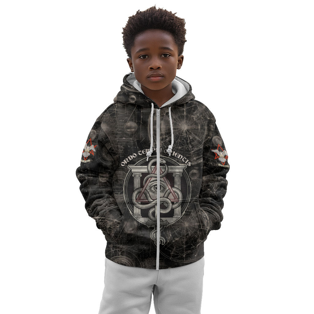 Ordo Templi Orientis Thelema Kid Hoodie Do What Thou Wilt Mystic Serpent