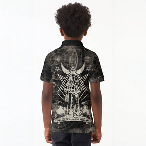 Ordo Templi Orientis Thelema Kid Polo Shirt Do What Thou Wilt Mystic Serpent