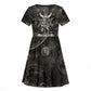 Ordo Templi Orientis Thelema Kid Short Sleeve Dress Do What Thou Wilt Mystic Serpent