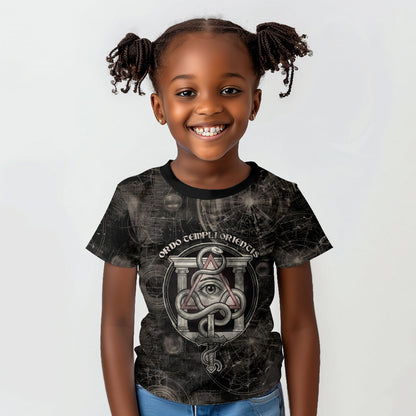 Ordo Templi Orientis Thelema Kid T shirt Do What Thou Wilt Mystic Serpent
