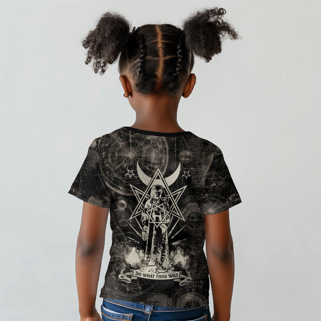 Ordo Templi Orientis Thelema Kid T shirt Do What Thou Wilt Mystic Serpent