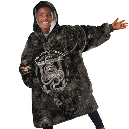 Ordo Templi Orientis Thelema Kid Wearable Blanket Hoodie Do What Thou Wilt Mystic Serpent