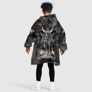 Ordo Templi Orientis Thelema Kid Wearable Blanket Hoodie Do What Thou Wilt Mystic Serpent