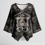Ordo Templi Orientis Thelema Kimono Sleeve Blouse Do What Thou Wilt Mystic Serpent