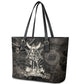Ordo Templi Orientis Thelema Leather Tote Bag Do What Thou Wilt Mystic Serpent