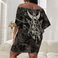 Ordo Templi Orientis Thelema Off Shoulder Short Dress Do What Thou Wilt Mystic Serpent