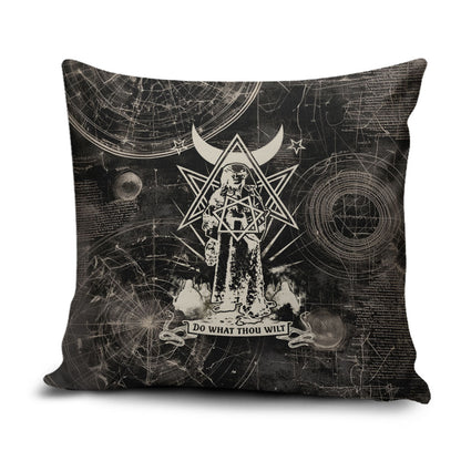 Ordo Templi Orientis Thelema Pillow Cover Do What Thou Wilt Mystic Serpent
