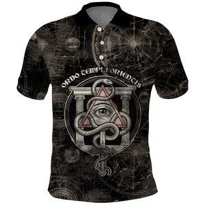 Ordo Templi Orientis Thelema Polo Shirt Do What Thou Wilt Mystic Serpent