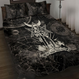Ordo Templi Orientis Thelema Quilt Bed Set Do What Thou Wilt Mystic Serpent