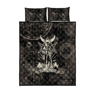 Ordo Templi Orientis Thelema Quilt Bed Set Do What Thou Wilt Mystic Serpent