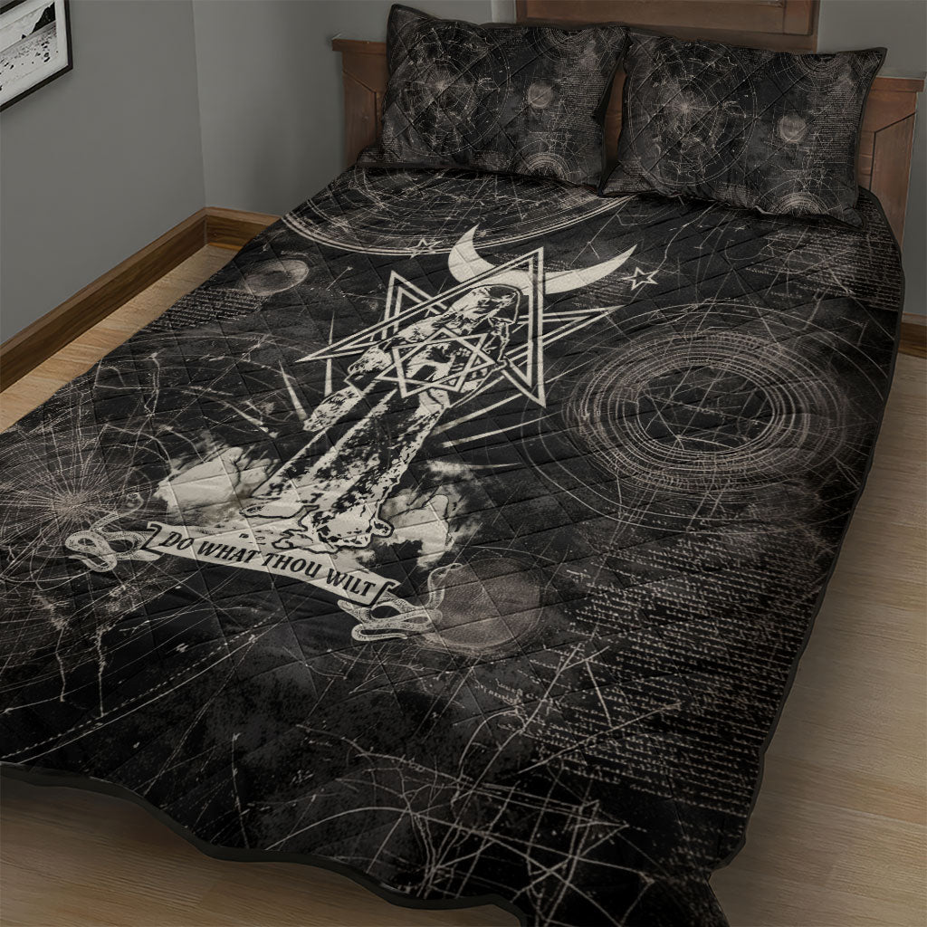 Ordo Templi Orientis Thelema Quilt Bed Set Do What Thou Wilt Mystic Serpent