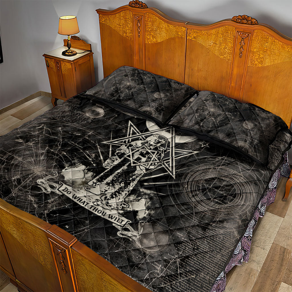 Ordo Templi Orientis Thelema Quilt Bed Set Do What Thou Wilt Mystic Serpent