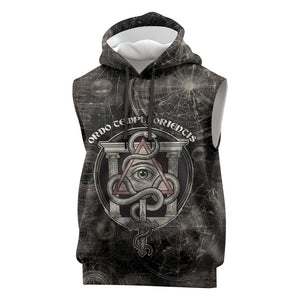Ordo Templi Orientis Thelema Sleeveless Hoodie Do What Thou Wilt Mystic Serpent
