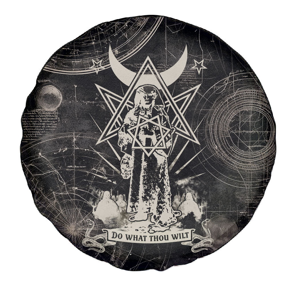 Ordo Templi Orientis Thelema Spare Tire Cover Do What Thou Wilt Mystic Serpent