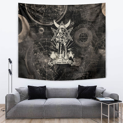 Ordo Templi Orientis Thelema Tapestry Do What Thou Wilt Mystic Serpent