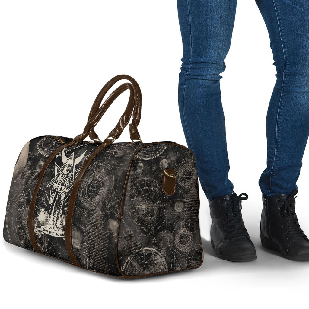 Ordo Templi Orientis Thelema Travel Bag Do What Thou Wilt Mystic Serpent