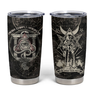 Ordo Templi Orientis Thelema Tumbler Cup Do What Thou Wilt Mystic Serpent