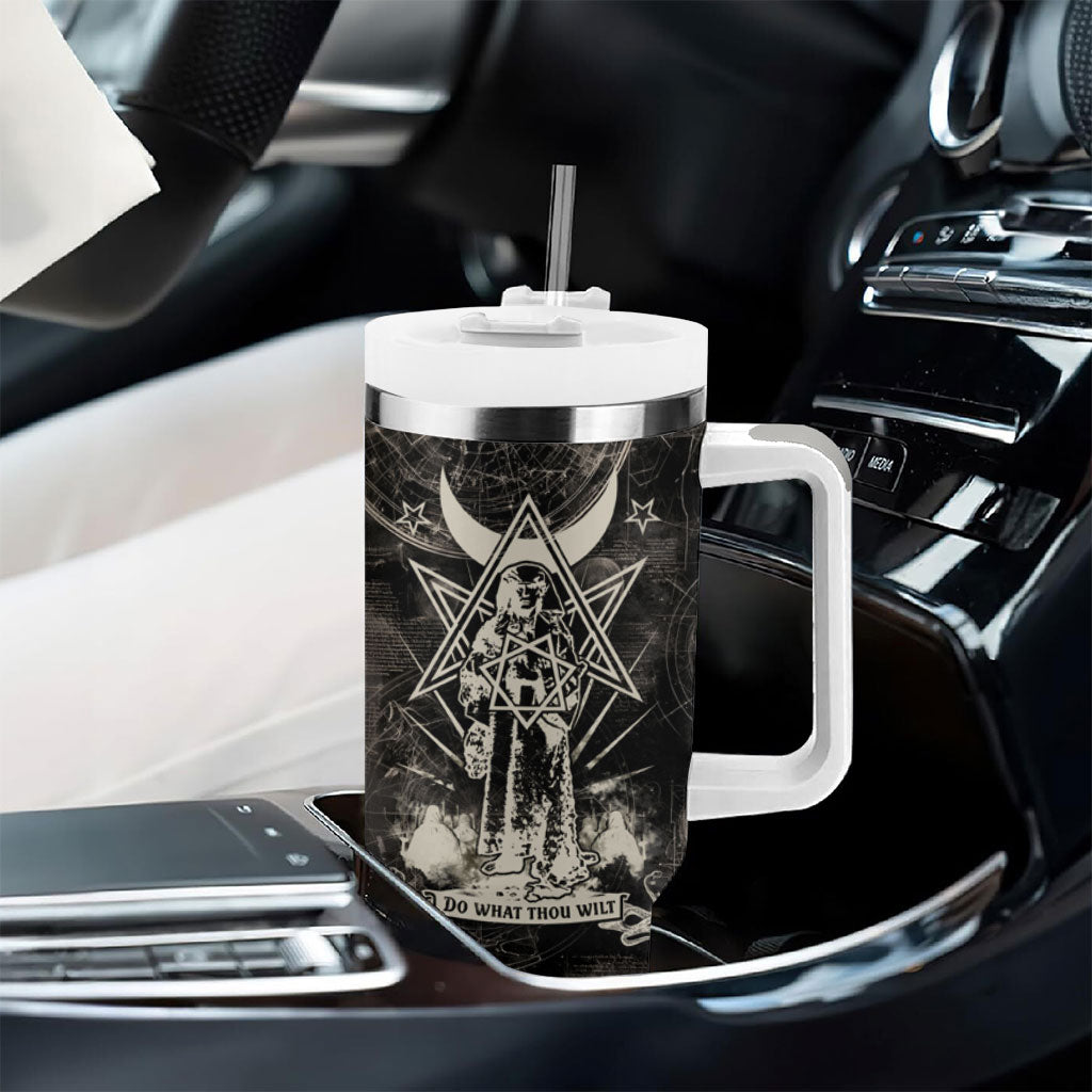 Ordo Templi Orientis Thelema Tumbler With Handle Do What Thou Wilt Mystic Serpent