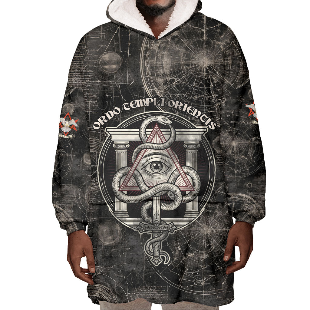 Ordo Templi Orientis Thelema Wearable Blanket Hoodie Do What Thou Wilt Mystic Serpent