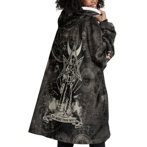 Ordo Templi Orientis Thelema Wearable Blanket Hoodie Do What Thou Wilt Mystic Serpent