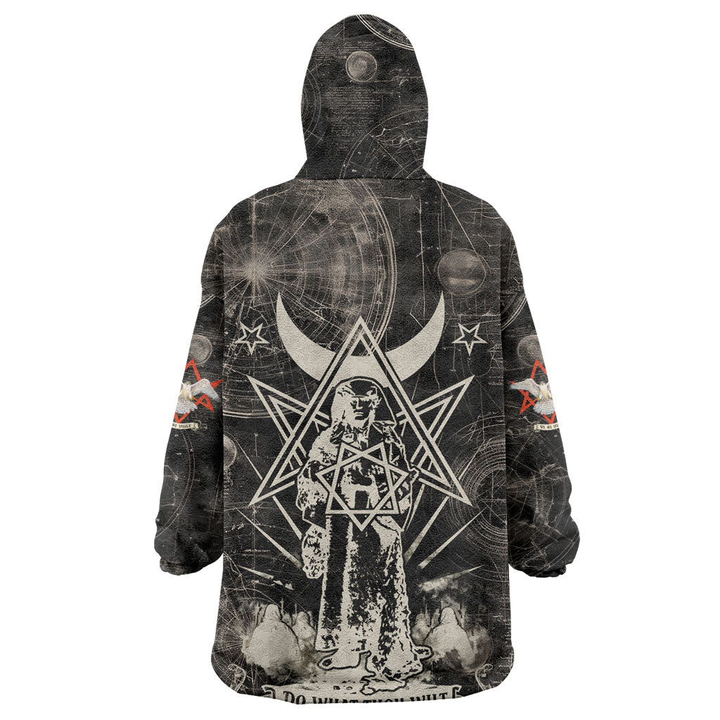 Ordo Templi Orientis Thelema Wearable Blanket Hoodie Do What Thou Wilt Mystic Serpent
