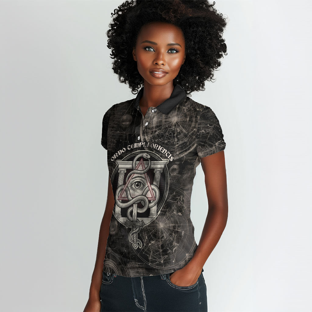 Ordo Templi Orientis Thelema Women Polo Shirt Do What Thou Wilt Mystic Serpent