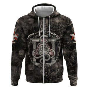 Ordo Templi Orientis Thelema Zip Hoodie Do What Thou Wilt Mystic Serpent