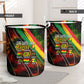 Juneteenth God Says I Am Christian Freedom Laundry Basket Pan African Flag Colors Tie Dye Galaxy