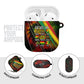 Juneteenth God Says I Am Christian Freedom AirPods Case Pan African Flag Colors Tie Dye Galaxy